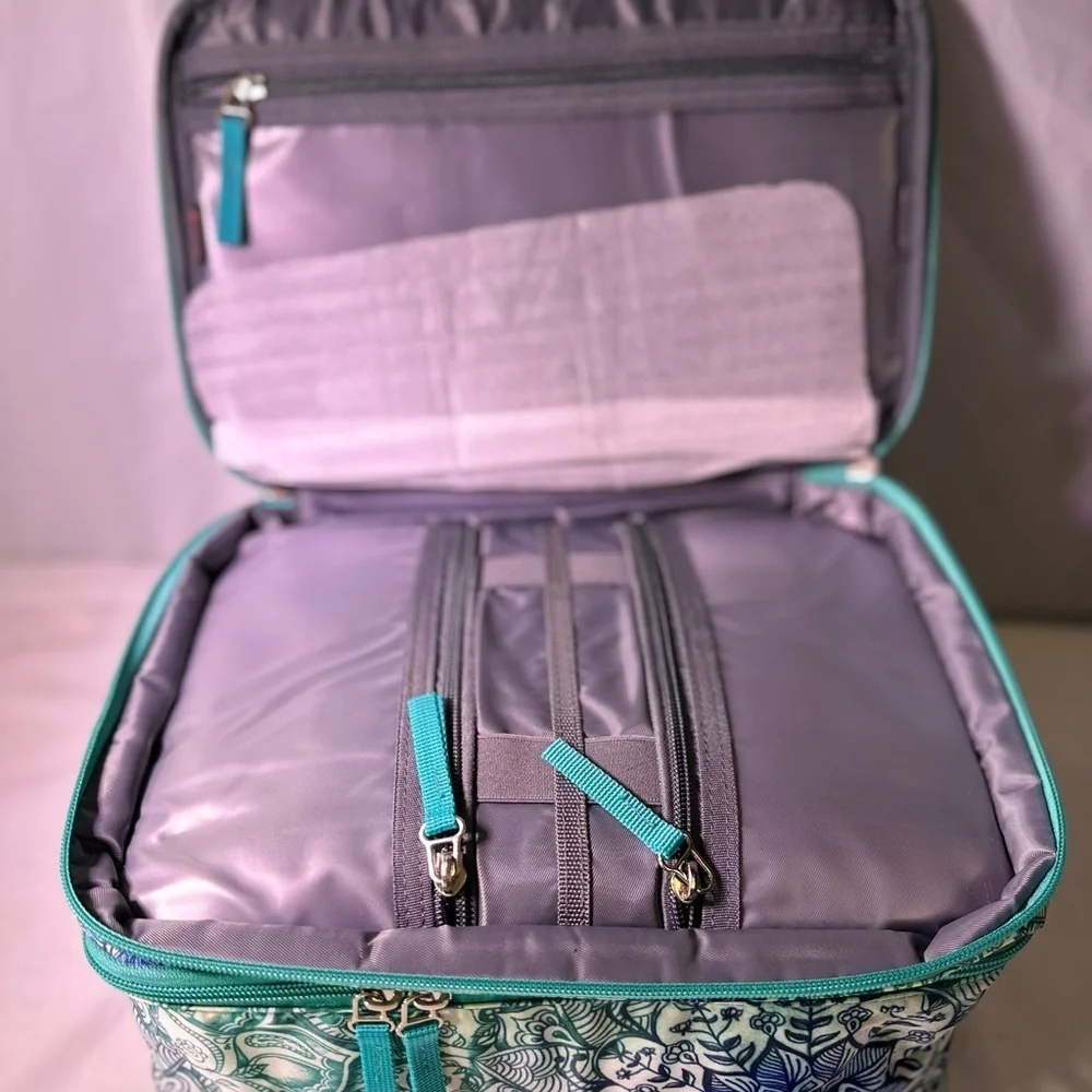 Floral Blue Storage Organizer